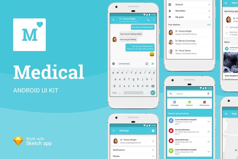 Medical Android UI Kit