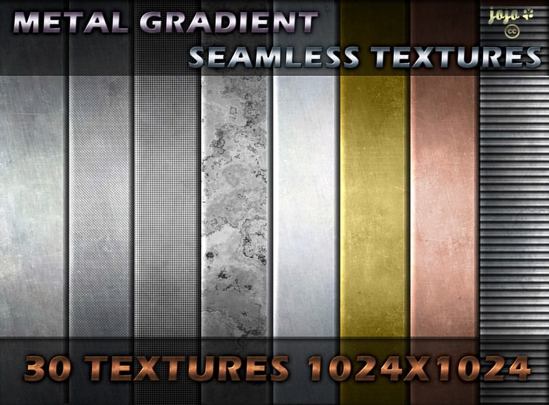 Metal Gradient Seamless Textures