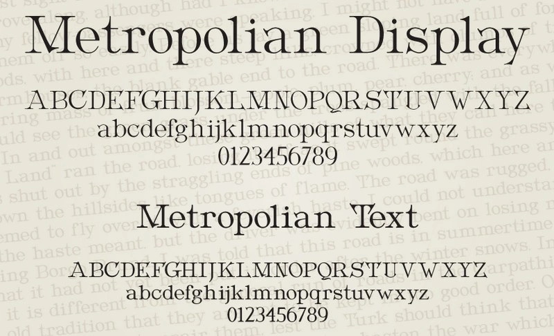 Metropolian Font