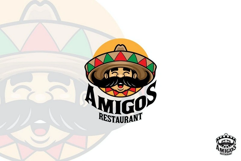 Mexican Restaurant Logo Mascot