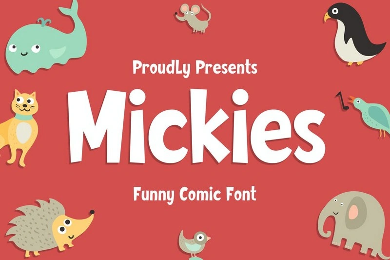Mickies - Funny Comic Font