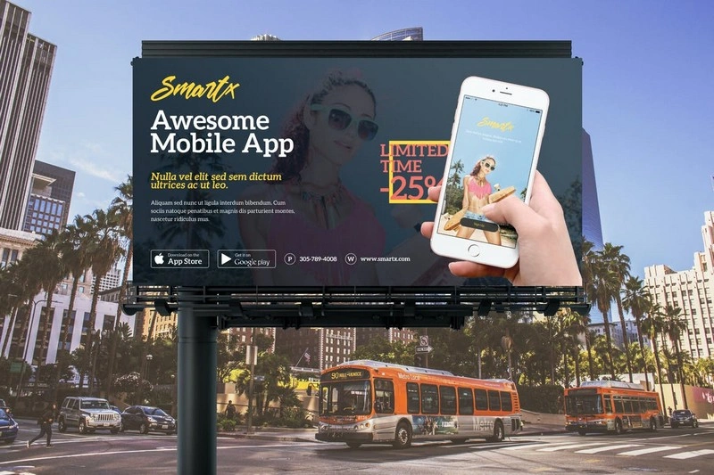 Mobile App Billboard Banner