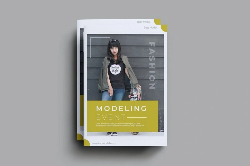 Modeling Event Brochure Template