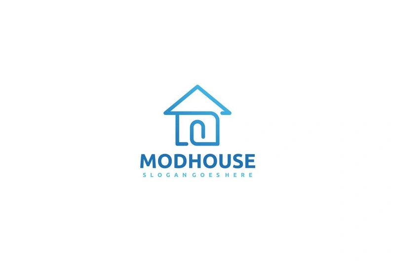 Modern House Logo