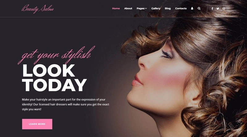 Modern Ready-To-Use Beauty Salon Joomla Template