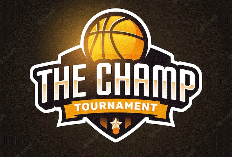 Modern Sports Basket Ball Logo Template