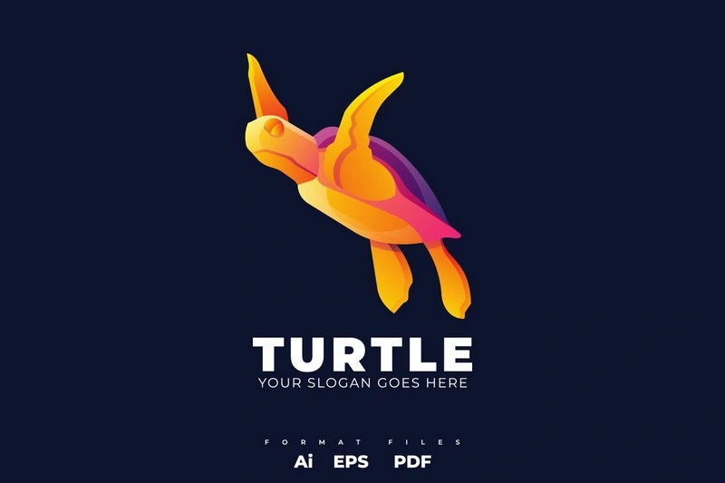 Modern Turtle Logo Template