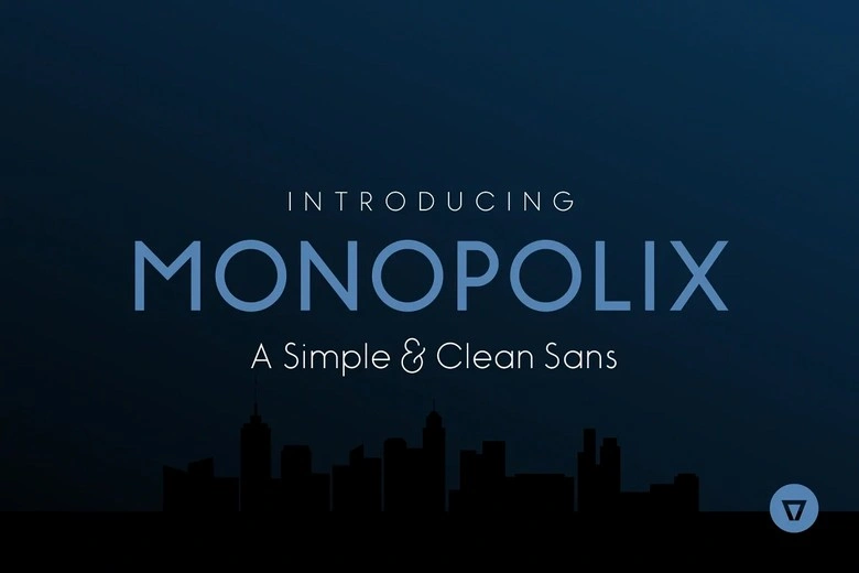 Monopolix - A Simple & Clean Sans
