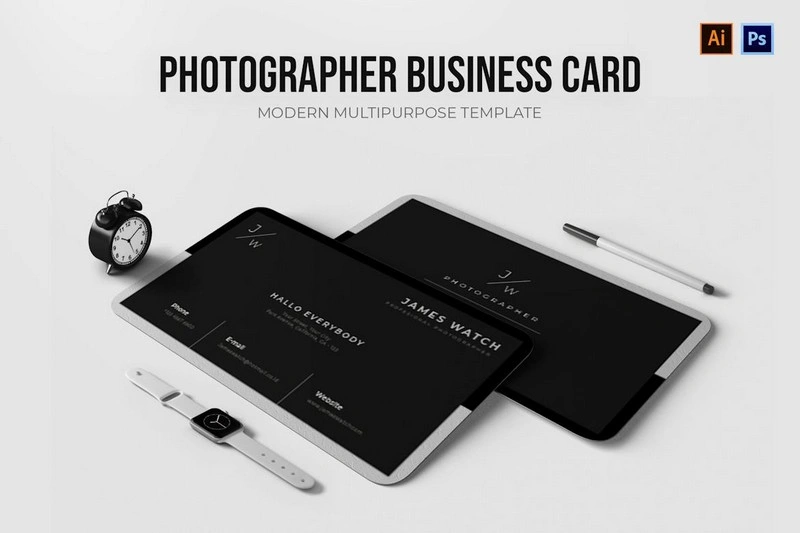 Multipurpose Photographer - Business Card