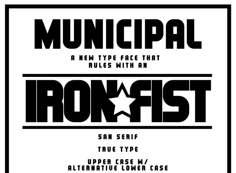 Municipal - Free Type Face