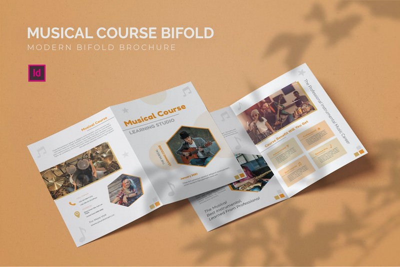 Musical Course - Bifold Brochure