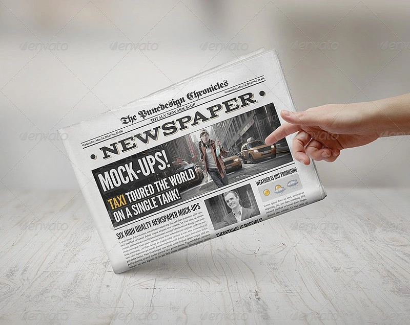 Newspaper Mock-Ups - v.3