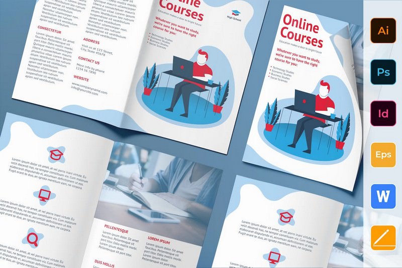 Online Courses Brochure Bifold