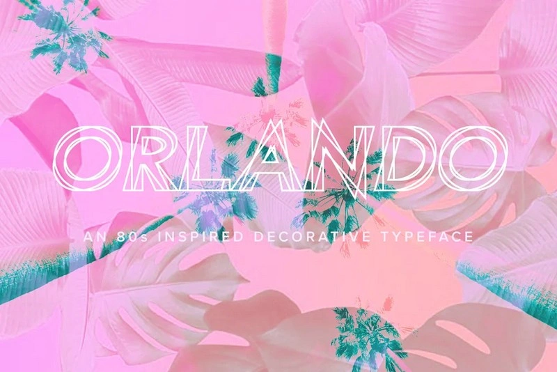 Orlando An 80's Inspired Font