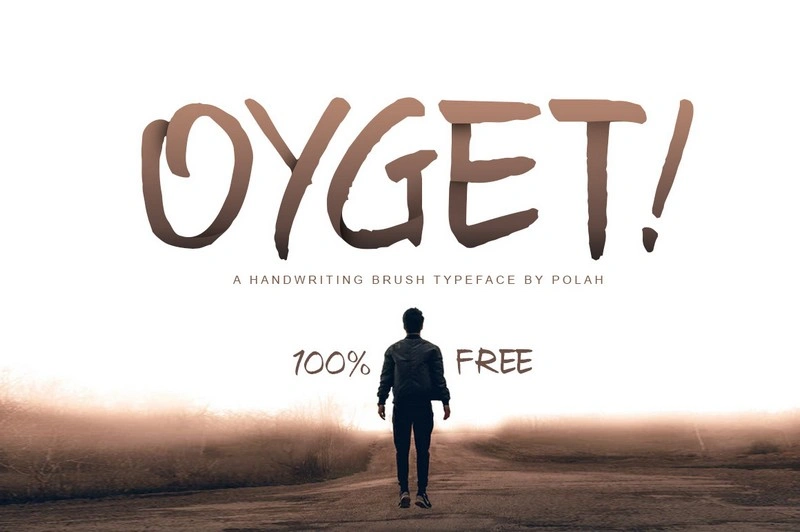 Oyget Free Brush Font