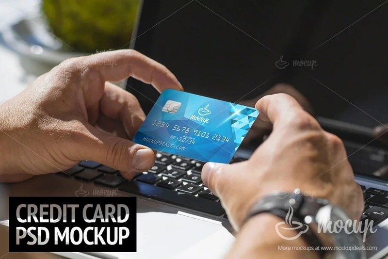 PSD Mockup Credit Card