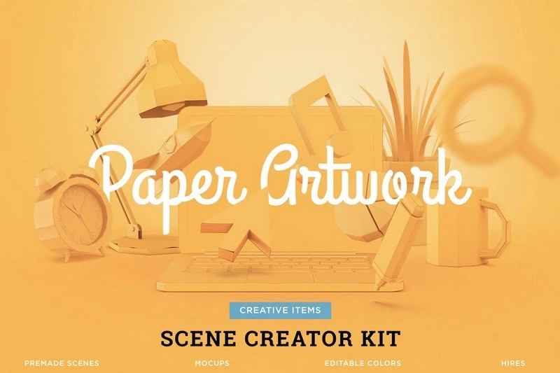 Paper Craft Scene Creator