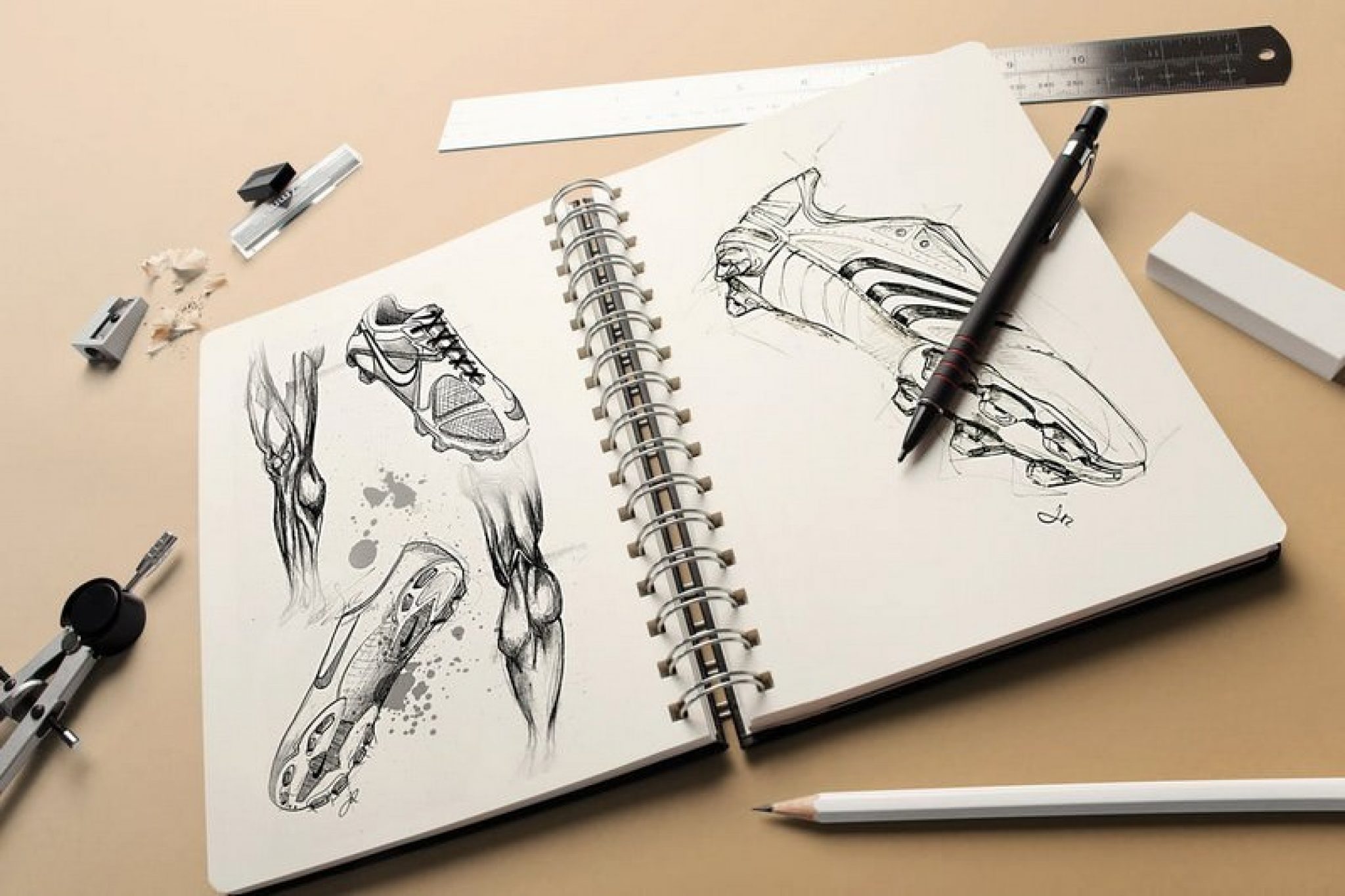 20+ Best Hand Drawn Sketchbook Mockup Templates 2021 Templatefor