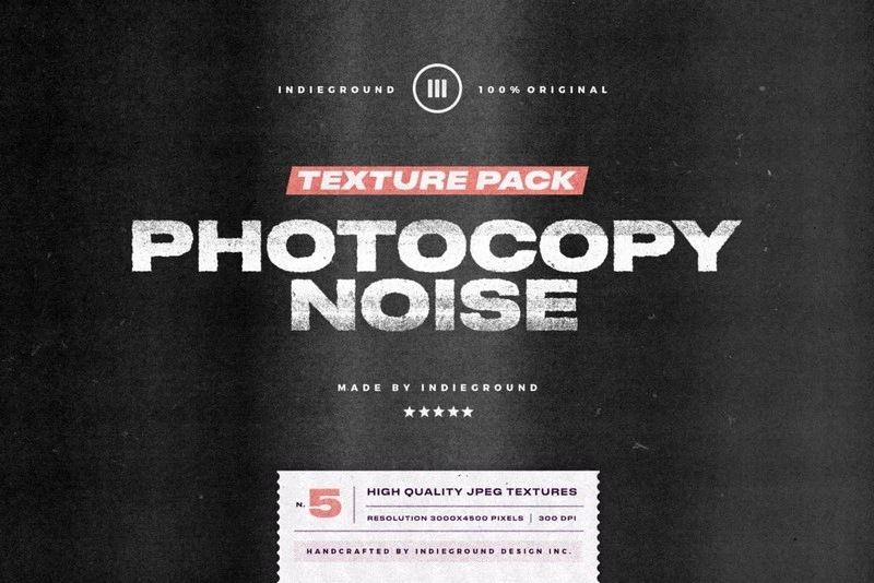 Photocopy Noise Textures Free