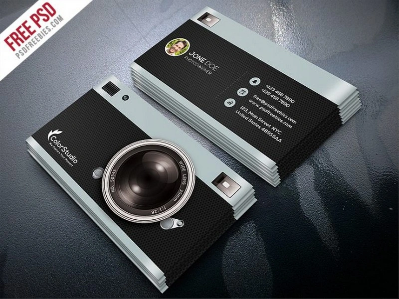 Photography Business Card Template Free