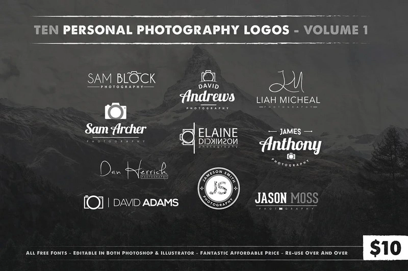 Photography Logos Vol 1