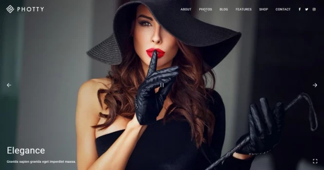 Photography PHP Website Templates