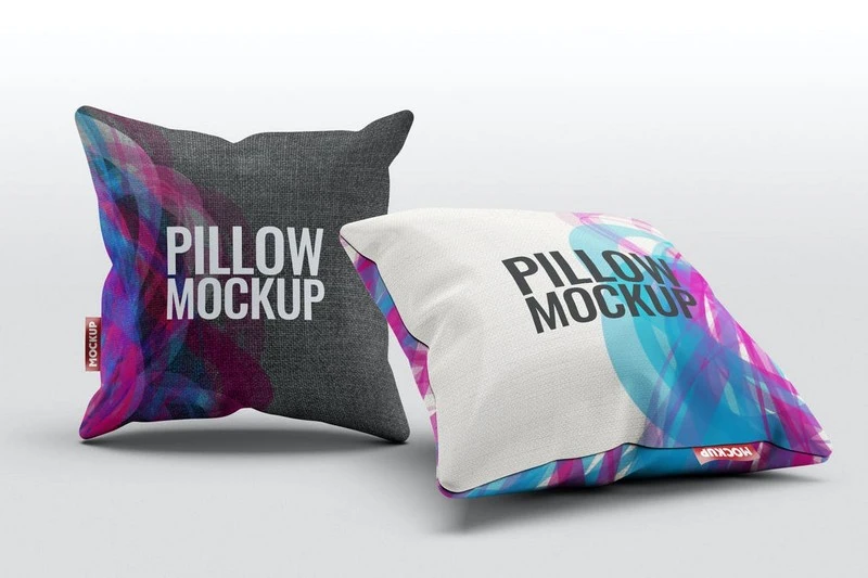 3D Pillow Mock-Up PSD