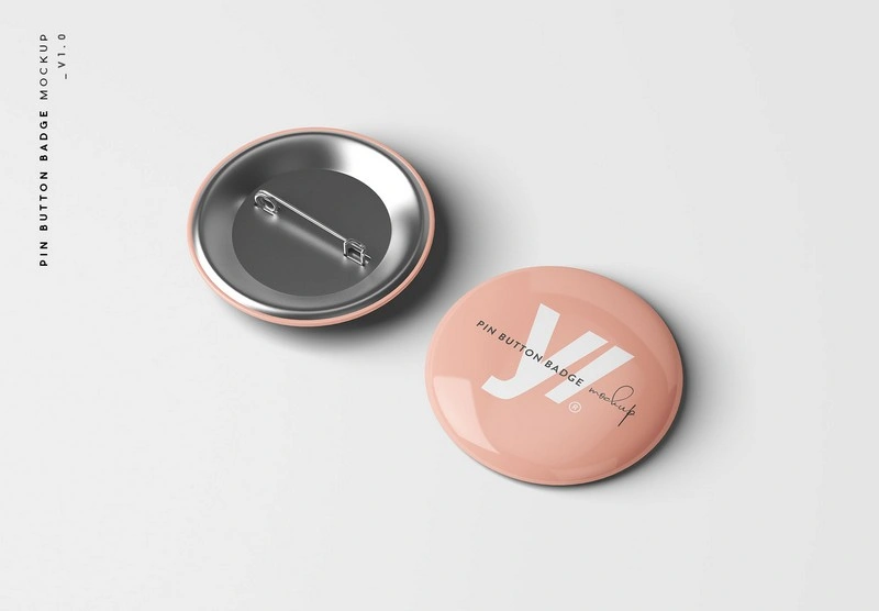 Pin Button Badge Mockup # 4