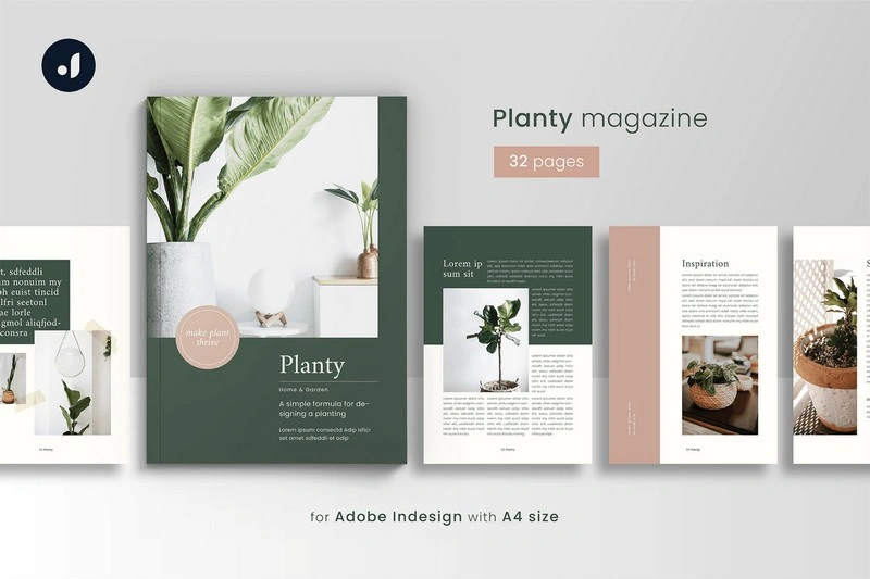 Planty Magazine Template