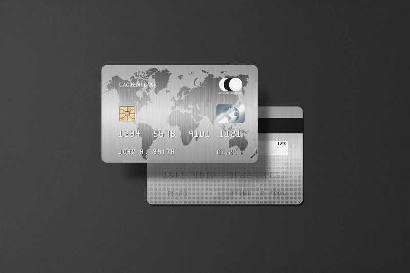 Platinum Credit Card Mockup