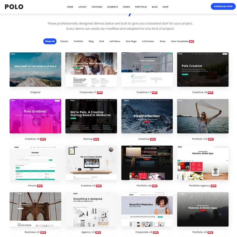 Polo - Responsive Multi-Purpose HTML5 Template