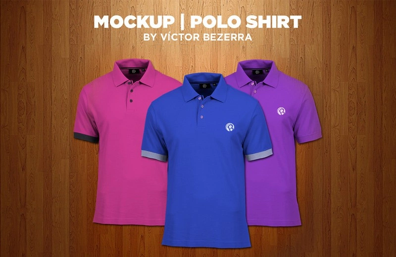Polo Shirt Free PSD Mockup
