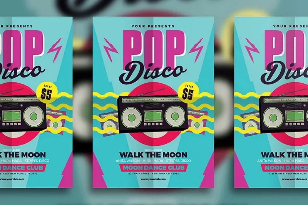 Pop Disco Moon Dance