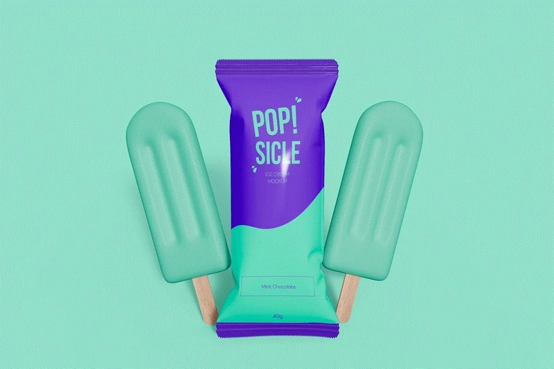 Popsicles Mockup