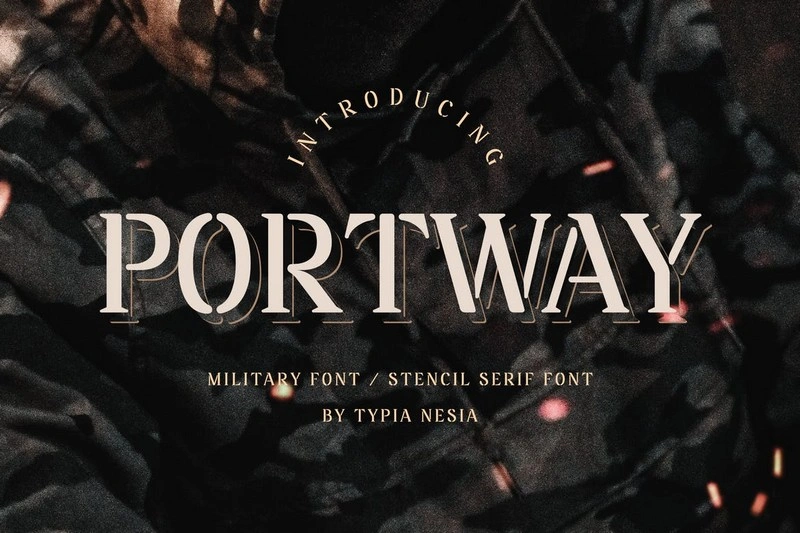 Portway - Military Font