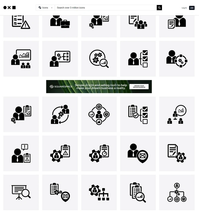 Project management icons Free