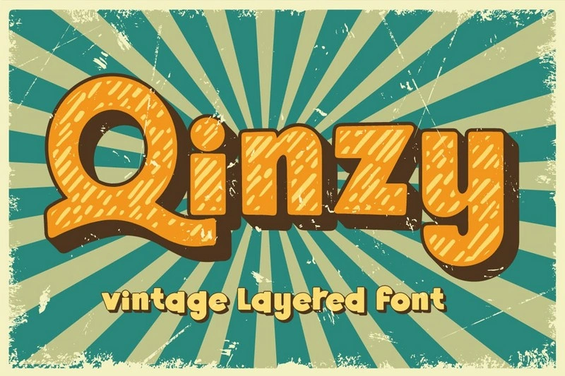 Qinzy - Vintage Font