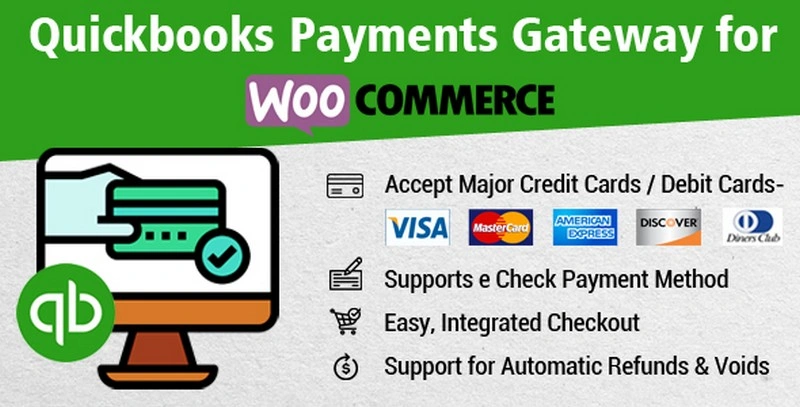Quickbooks Payments Gateway for WooCommerce