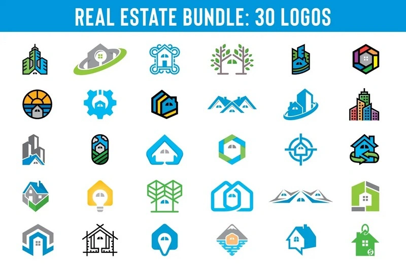 Real Estate Bundle 30 Logos