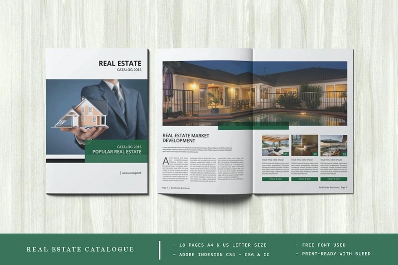 Real Estate Catalogue Brochure