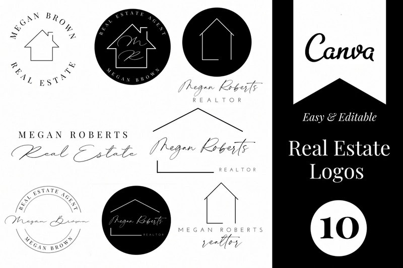 Real Estate Editable Logos