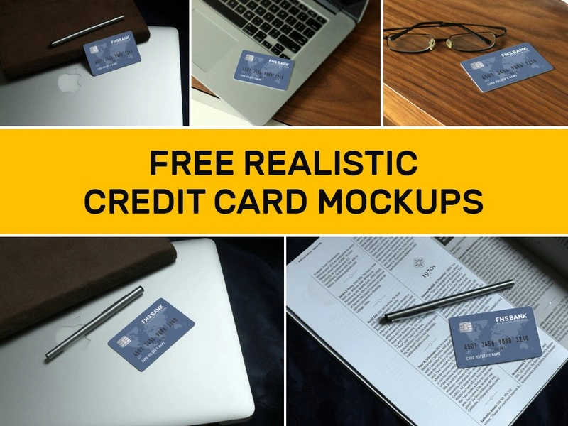 Realistic Credit Card Mockup
