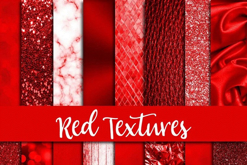 Red Textures Digital Paper