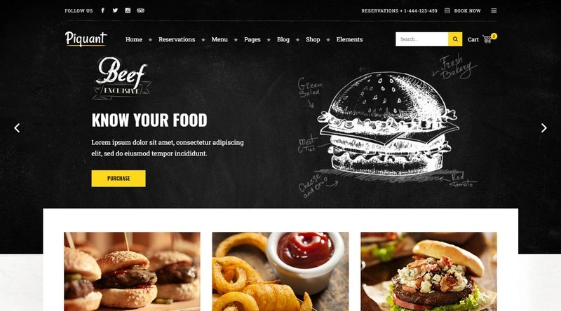 Restaurant PHP Themes & Templates