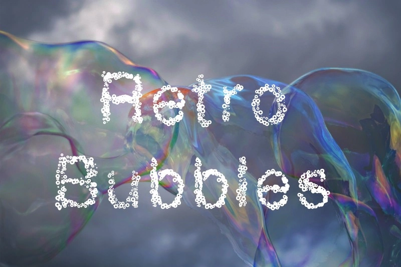 Retro Bubbles Font