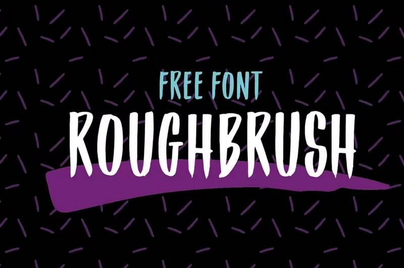 Roughbrush – Free Font