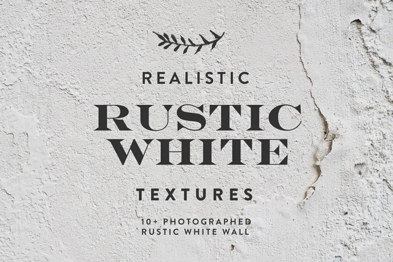 Rustic White Texture Background