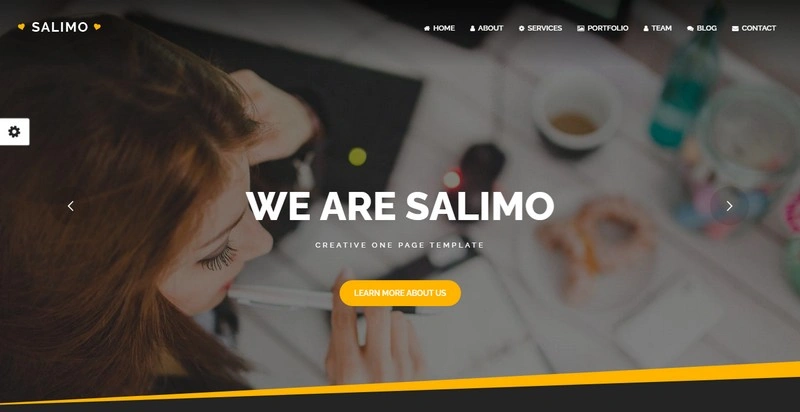Salimo - One Page Parallax
