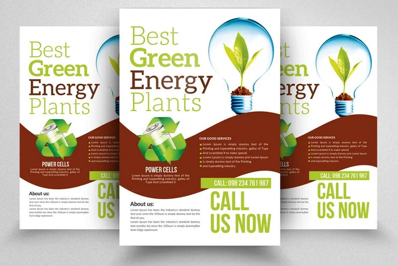 Save Energy Flyer Template