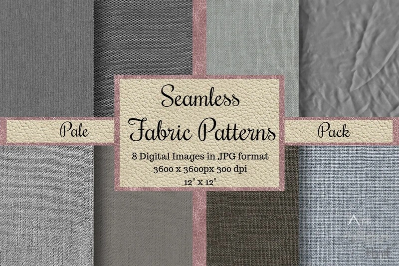 Seamless Fabric Patterns - Pale Pack